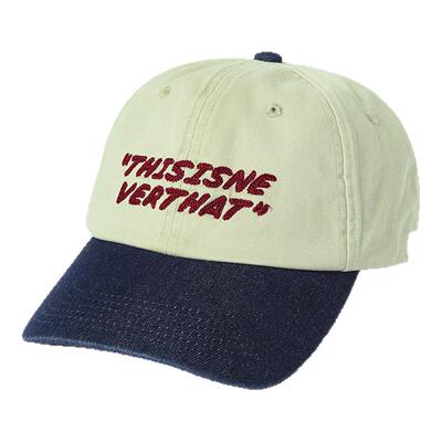 thisisneverthat® Visor Denim Cap 25早春新款牛仔宽檐嘻哈帽子