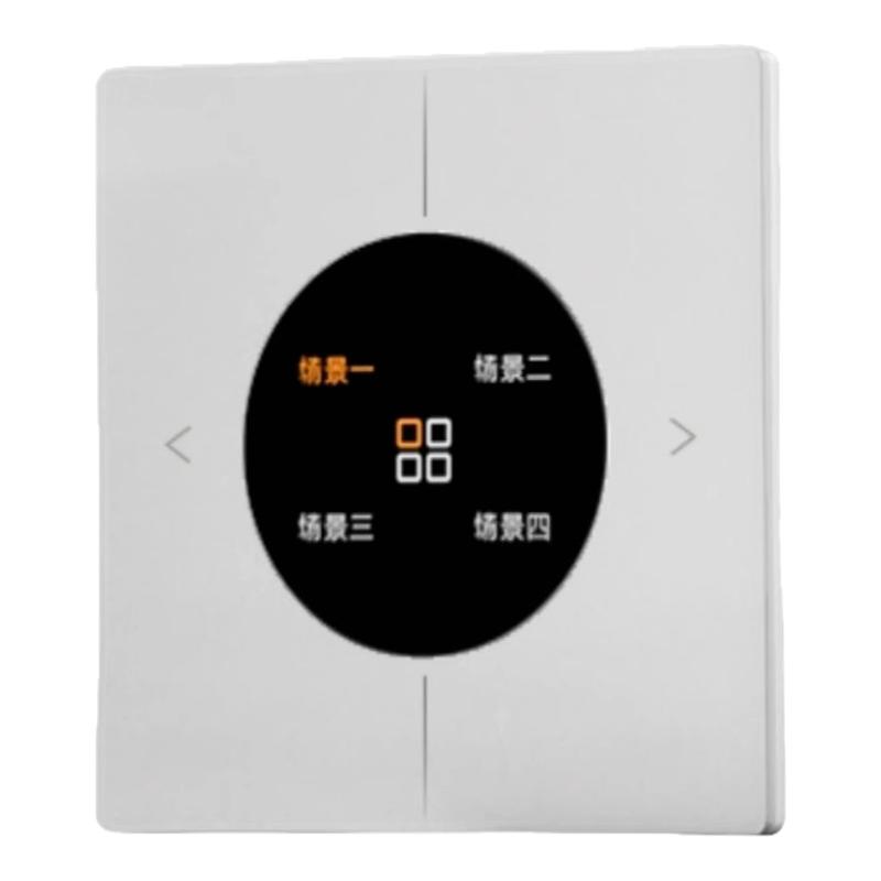 新品平头熊F1智能无线四开显温湿度传感器场景开关已接入米家APP