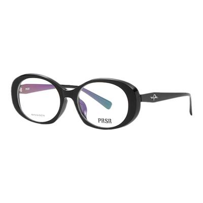 帕莎2025年杨超越椭圆猫眼镜架女方圆脸黑框素颜近视可配镜片镜框