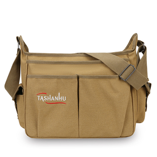 新款工具包便携式男斜挎结实耐用劳保帆布水电工包耐磨五金工具包