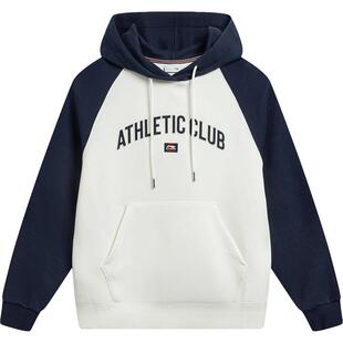 李宁网球卫衣女春季2026新款连帽女装宽松上衣休闲长袖针织运动服