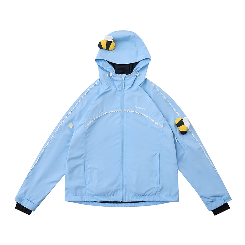 Positibeety小蜜蜂3L滑雪服女款小个子[蕾丝絮语】专业滑雪服套装