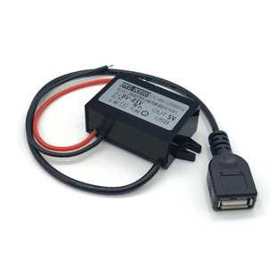 72V60V48V36V24V12V转5V usb插口车载手机充电降压模块电源转换器