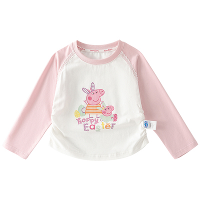 小猪佩奇冰瓷棉7A抑菌长袖T恤新