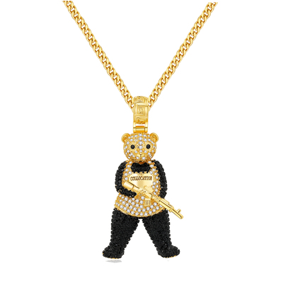 COLLOCATION莫桑钻美式街头项链