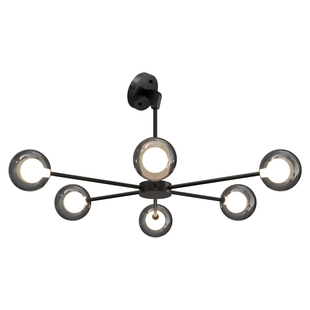 阁楼斜顶房卧室吊灯意式极简玻璃圆球尖顶斜面客厅斜坡屋顶专用灯