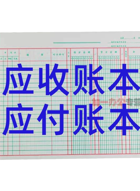立信应收应付账本账款明细账往来