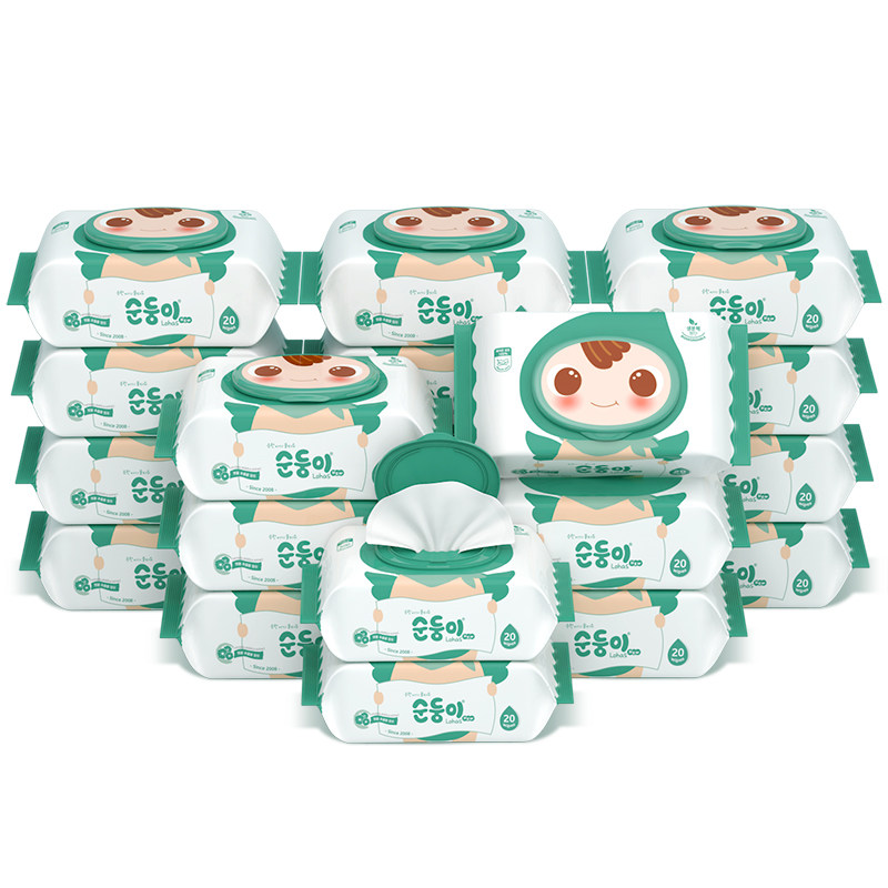顺顺儿新生儿湿巾加大加厚可降解