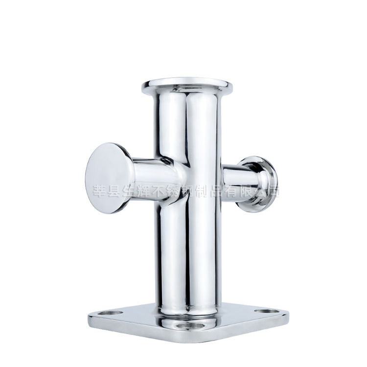 316不锈钢游艇缆桩100五金船柱100系绳系桩*码头柱船用缆十字