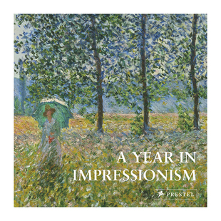 【现货】[PRESTEL出版]A Year in Impressionism 印象派的一年 365幅经典画作 英文原版