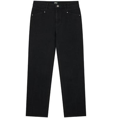 Hazzys哈吉斯牛仔裤女秋季休闲通勤经典水洗长裤潮流时尚直筒裤