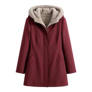 整貂水貂毛内胆派克服女短款2026新款可拆卸貂皮大衣尼克服皮草冬