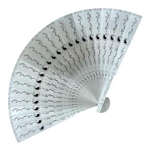 不锈钢扇子折扇双面开合左右手通用功夫扇网红扇防身