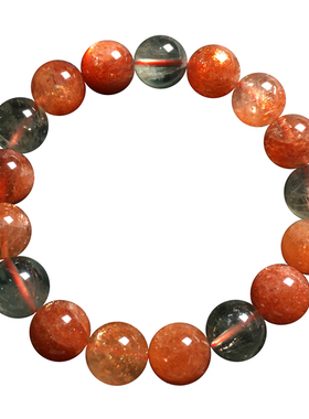 天然阿鲁沙长石小颗粒手链绿柱石