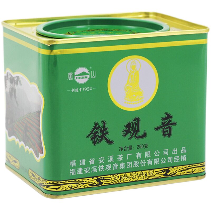 凤山牌安溪铁观音新茶叶正宗清香型正味兰花香罐装自饮实惠茶叶