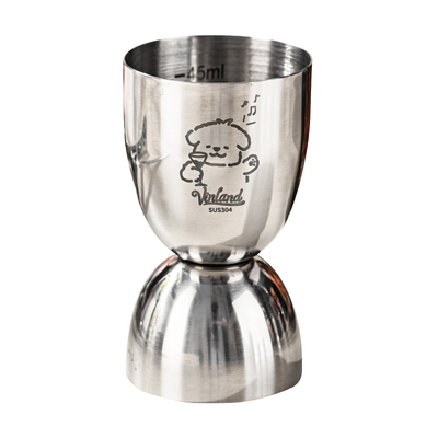 日本双头量杯304不锈钢调酒器