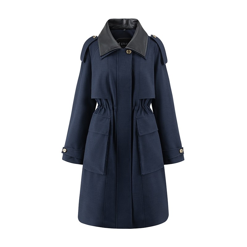 艾莱依新款鹅绒服摩登巴恩风