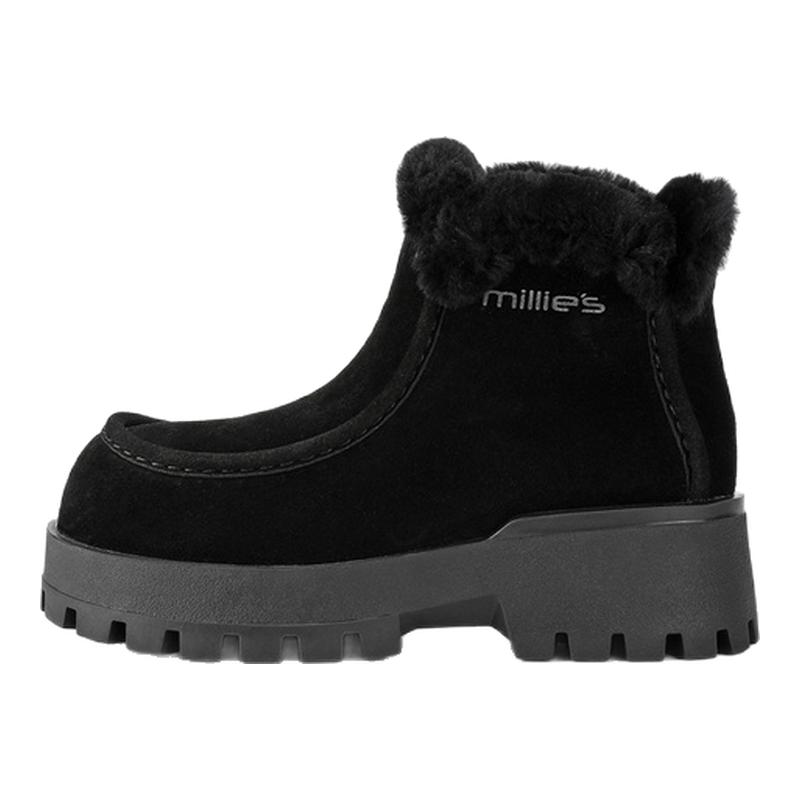 millies妙丽厚底雪地靴加绒女靴