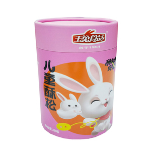 正宗玉兔肉松儿童酥松80克香酥罐装宝宝零食儿童辅食拌饭寿司烘焙