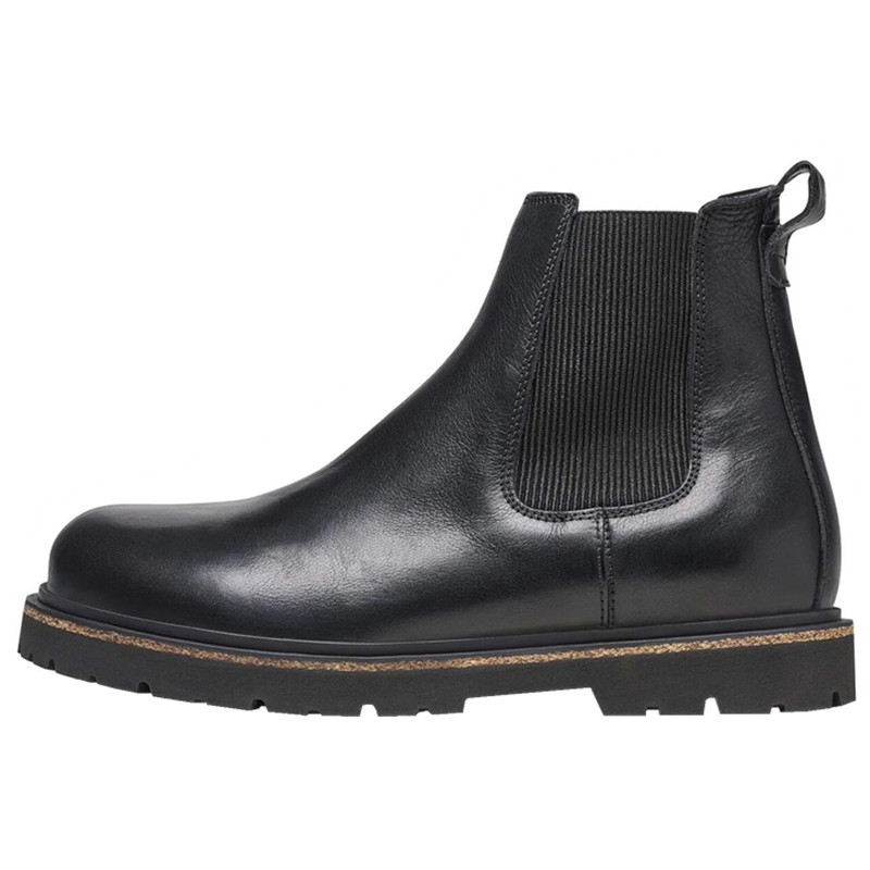 Birkenstock葡产切尔西靴皮短靴