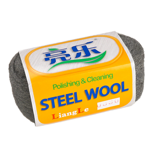 亮乐钢丝棉抛光棉石材大理石铁丝棉镀铬抛光0000钢丝绒0号钢丝棉