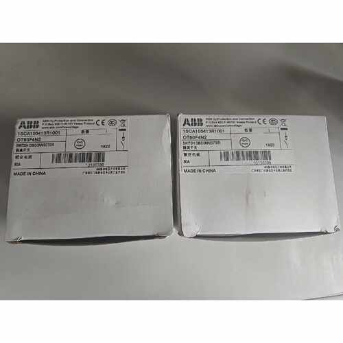 下单前咨询全新ABB隔离开关，型号OT80F4N2，额定电流80A，原