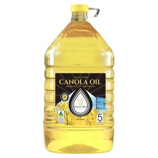澳洲原装进口金考拉芥花油非转基因零胆固醇高油酸一级食用油5L装