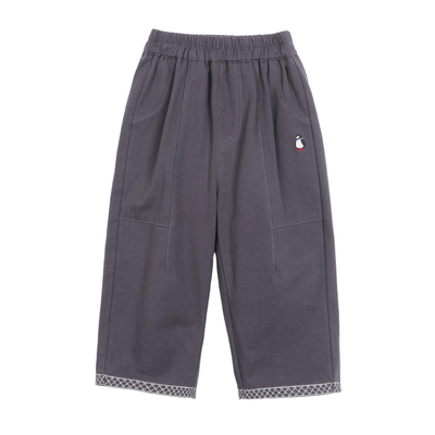 小O爸男婴童 宝宝牛仔裤男童春秋2026新款婴儿柔软深色百搭裤子