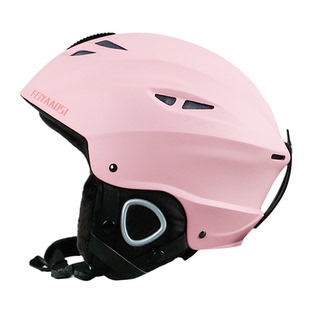 滑雪头盔护目镜一体式女士单板专用雪镜安全帽子男款专业雪盔装备