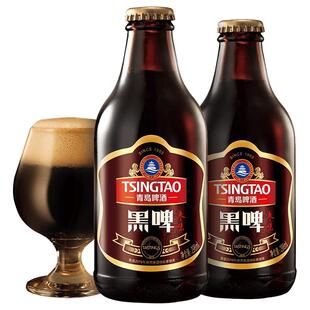青岛啤酒枣味黑啤296ml*8瓶精酿啤酒 焦香浓郁