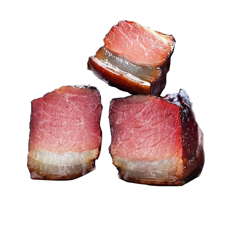 贵州熟食猪肉烟薰老猪腊肉