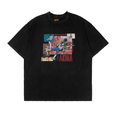 NOVACAM美式复古阿基拉短袖T恤