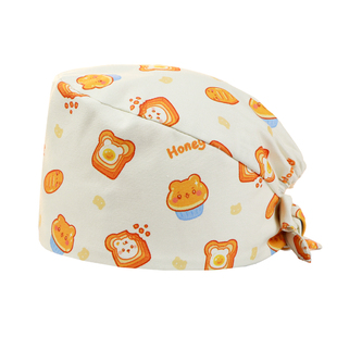 南欧鱼手术帽护士帽手术室专用帽子不压头发大头围医护包头帽透气