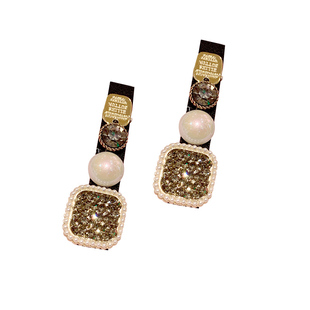 高级感韩式珍珠边夹发卡2023新款复古头饰发夹女一字夹侧边夹女