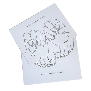 美甲穿戴甲展示卡片浮雕立体花纹打版作品小展板色板指甲片纸板