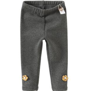 戴维贝拉儿童裤子2026冬装新款女童宝宝打底裤内里加绒弹力紧身裤