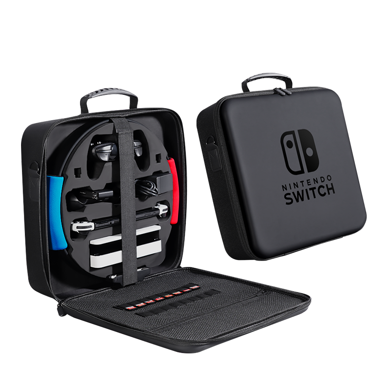 锦读Jemdo适用任天堂switch健身环收纳包ns保护套switcholed运动大容量全套壳主机箱oled盒子游戏机手柄配件