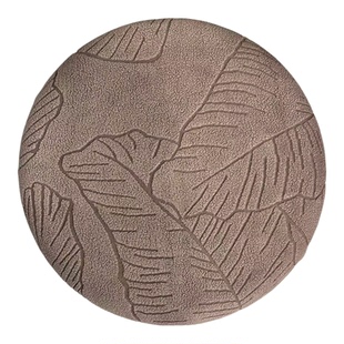 四季通用提花绒针织款圆形凳子套升降旋转高脚吧台座椅套隔脏套罩