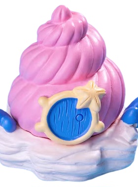 微景观创意彩色海螺房子海洋造景