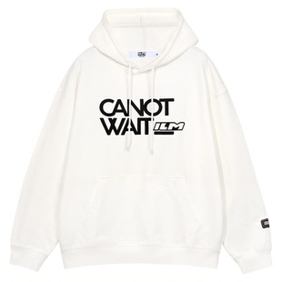 ILM陈伟霆同款CANOTWAIT联名连帽卫衣男女款连运动服休闲外套春秋