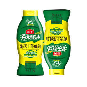 海天蚝油1kg挤挤装家用增味提鲜炒菜红烧美味凉拌厨房调味
