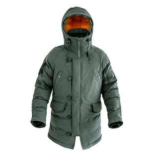 CQB N3B极地防寒服大衣羽绒服男800蓬白鹅绒冬季保暖羽绒棉服