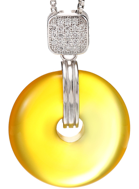 包边吊坠空托复古镶嵌琥珀蜜蜡