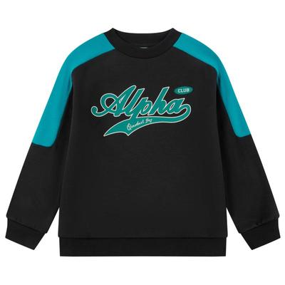 乔丹冬季新款男童加绒半高领卫衣