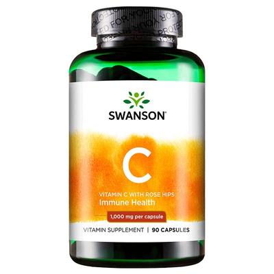 Swanson斯旺森维生素C胶囊1000mg 维C提升防护力VC维他命C正品