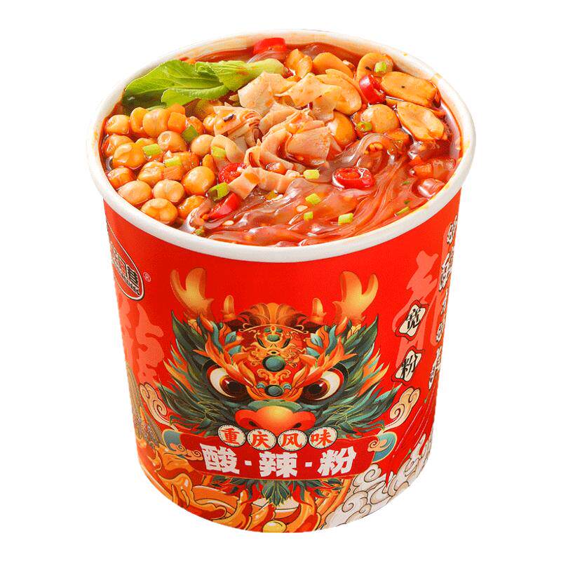 花间巷重庆酸辣粉桶装速食宽粉方方便粉丝/粉条