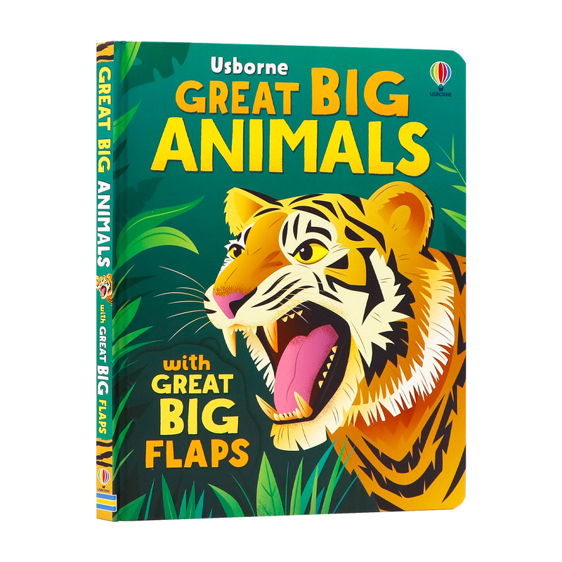 Usborne出品大大的动物英文原版