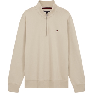 【半拉链立领】Tommy26秋冬新款男女同款通勤休闲纯色运动服卫衣