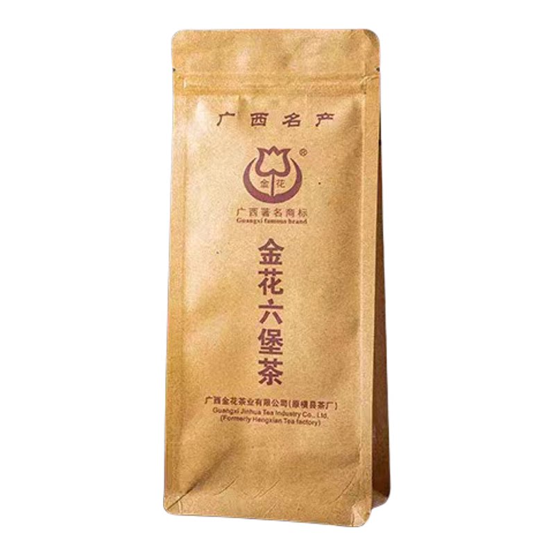 广西横县金花六堡茶2005年桂青种品鉴装陈年茶老茶100克袋装