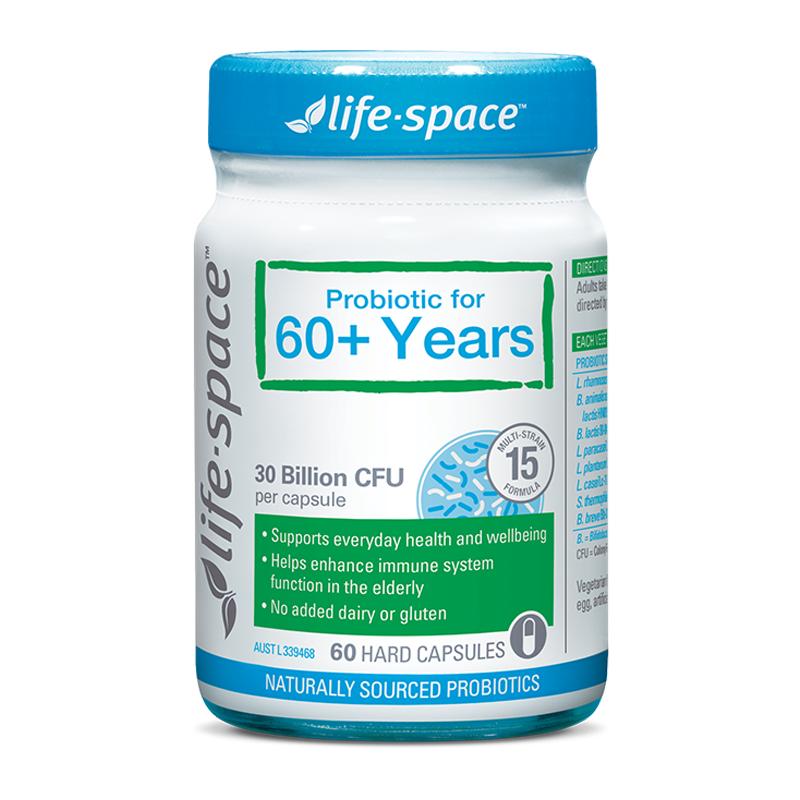 【自营】【常青瓶】澳洲进口lifespace中老年益生菌肠道养护60粒